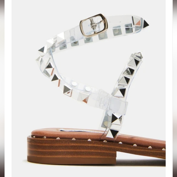Steve Madden Travel Clear Sandals - Picture 3 of 7